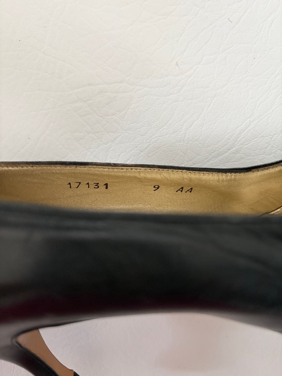 Bottega Veneta Vintage Women’s Shoes Low Heels Leather Pumps Black Size 9 - Picture 8 of 13